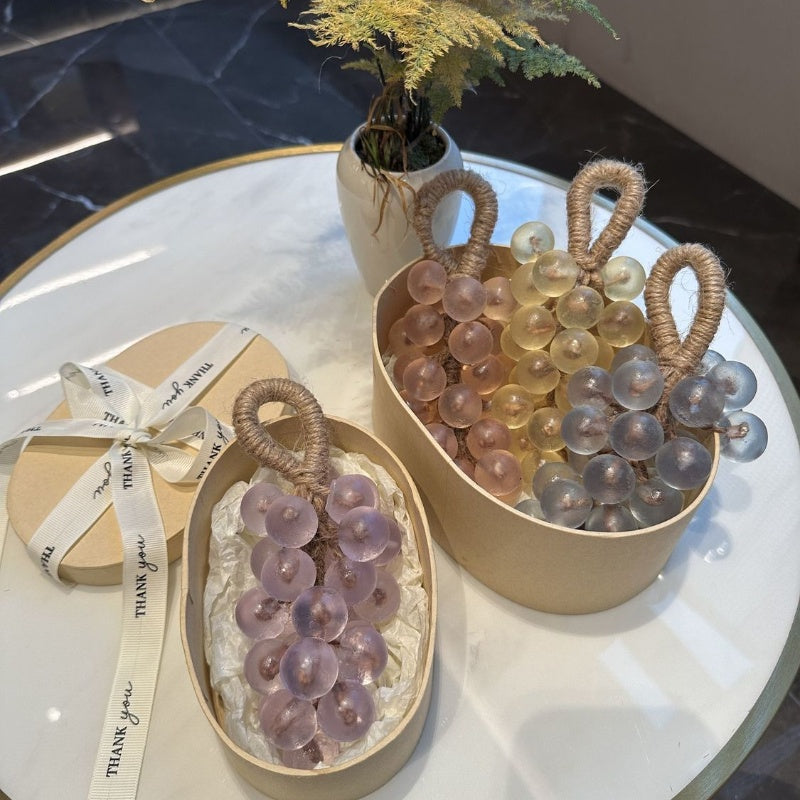 Transparent grape soap, bathroom decoration, personalized souvenirs, handmade soap